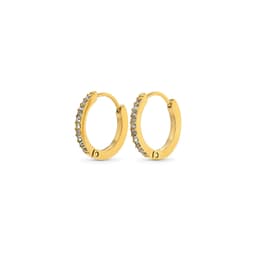 Kõrvarõngad Timi Nilea - Crystal Hoop, Gold