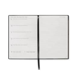 LEGAMI 2026 iganädalane päevik märkmikuga keskmine 12x18cm Deep Graphite (12kuud/nädal)