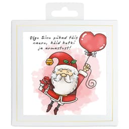 Sõnumikaart Kõrvarõngad "Olgu Sinu pühad täis naeru..."