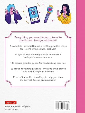 Korean K-Pop and K-Drama Language Workbook