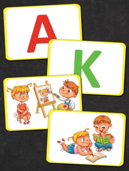 ABC 123 mängu- ja õppekaardid