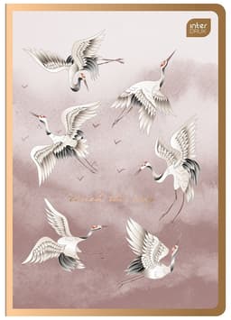 Kaustik A5 SATIN GOLD 80 lehte ruuduline, kaas kuldse läikega