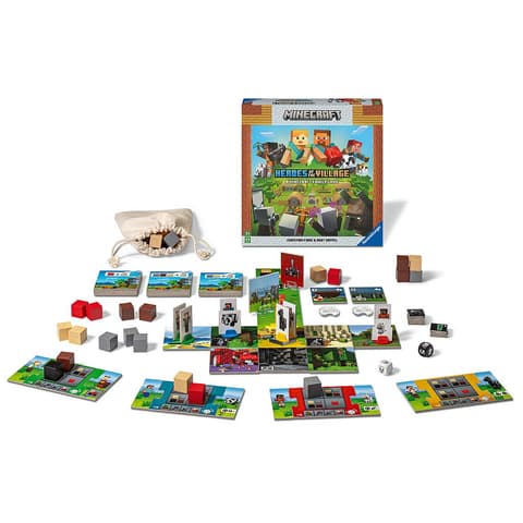 Lauamäng Minecrafti kangelased külas