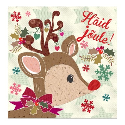 KUKU Kaart LD Xmas Hirv Eesti keeles