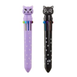Pastapliiats Kitty B2F 10 värvi, 0,7 mm, kassikujulise otsaga, lilla, Miquelrius