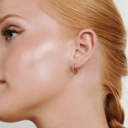 Kõrvarõngad Timi Nilea - Crystal Hoop, Gold