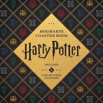 Harry Potter Hogwarts Coaster Book: Gryffindor, Ravenclaw, Hufflepuff, Slytherin