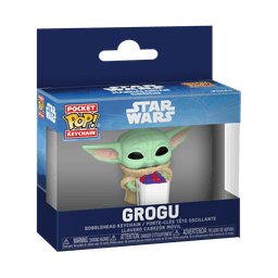 FUNKO POP! Keychains: Mandalorian & Grogu - Grogu with Snack