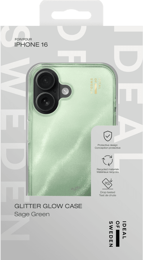 Clear Case iPhone 16 - Sage Green