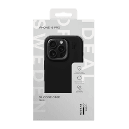 Silicone Case iPhone 16 Pro - Black