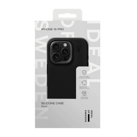 Silicone Case iPhone 16 Pro - Black