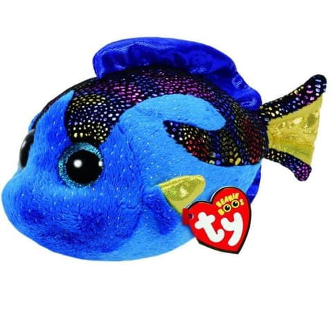 Pehme kaisuloom TY AQUA - blue fish regular
