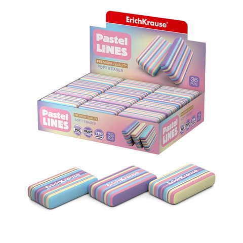 Kustutuskumm Pastel Lines