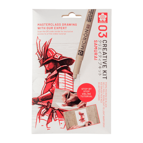 Joonistuskomplekt  Sakura Creative Kit Samurai