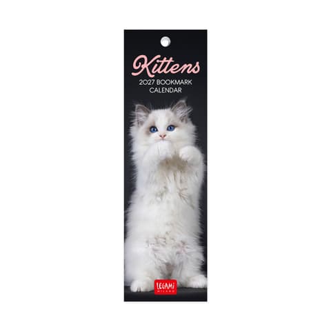 Legami 2027 Kalender/Järjehoidja 5,5x18 CATS Kittens