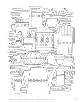 Hygge Happy Coloring Book: Coloring Pages for a Cozy Life