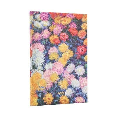 Paperblanks 2026 Kalendermärkmik  Monet`s Chrysanthemuma Maxi