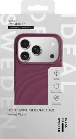 Soft Swirl Case iPhone 17 -  Velvet Plum MagSafe