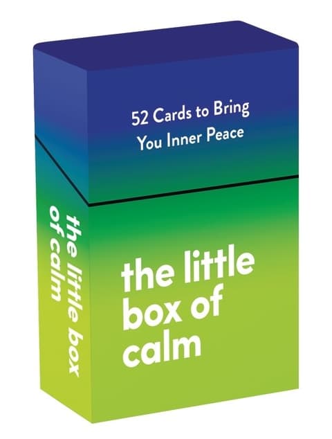 The Little Box of Calm 52 Cards to Bring You Inner Peace