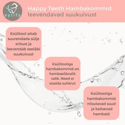 Happy Teeth ksülitooliga hambakommid - Greip