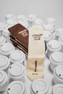 Many Mornings sokid LATTE CLUB 39-42