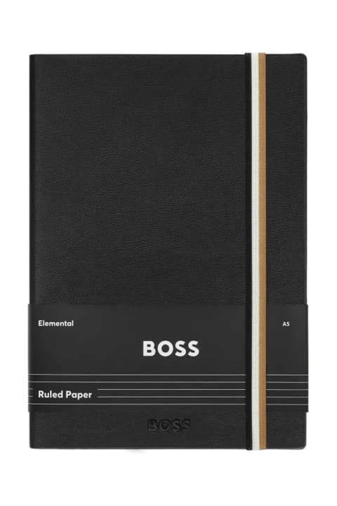 Märkmik A5 BOSS Iconic Black, jooneline sisu