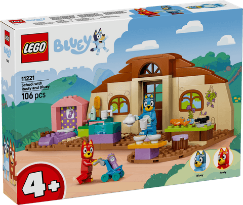 LEGO Bluey Kool Rusty ja Blueyga
