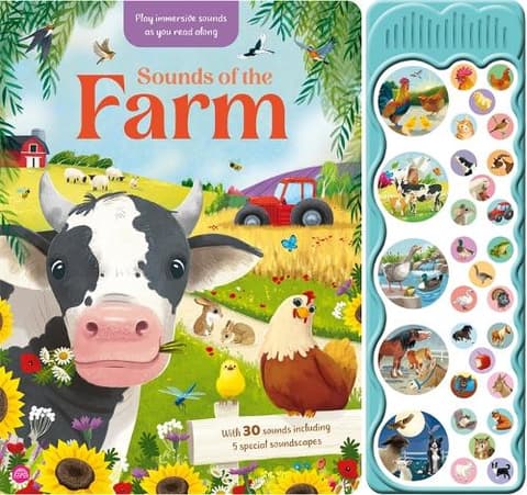 Sounds of the Farm: A 30-button sound book including 5 immersive soundscapes