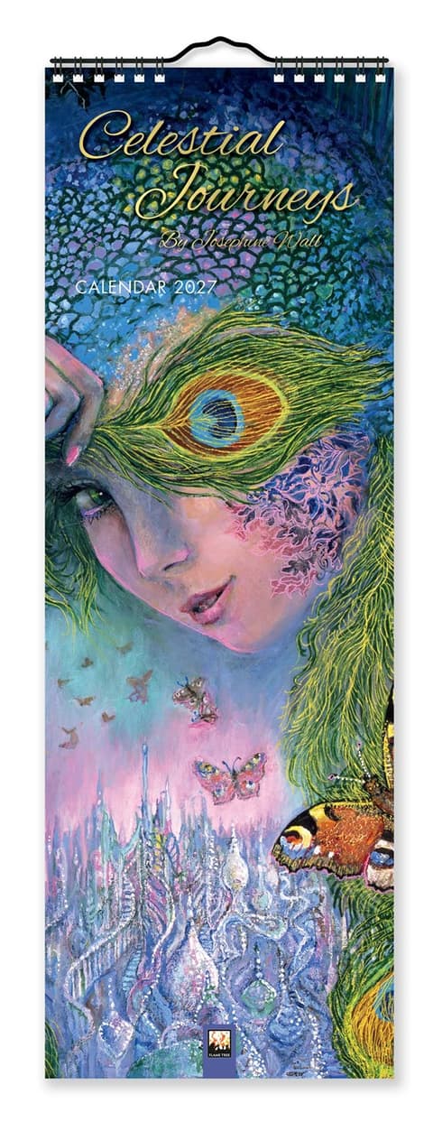Seinakalender Celestial Journeys by Josephine Wall Slim Calendar 2027 (Art Calendar)