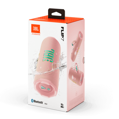 JBL Flip 7, Portable Wireless Speaker, Pink