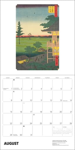 Seinakalender 2027 Hiroshige