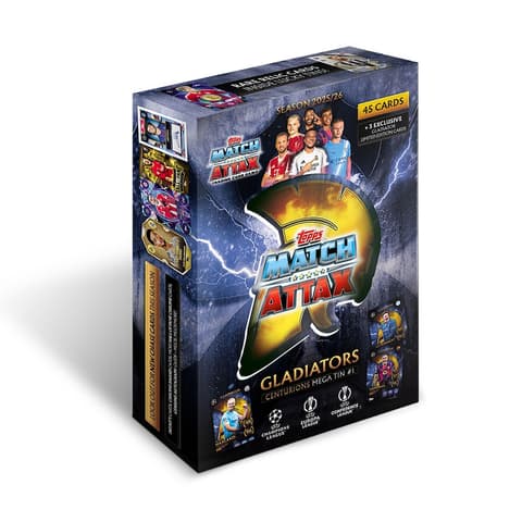 Jalgpallikaardid - UCC 2026 Match Attax Mega Tin komplekt