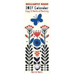 Kalender 2027 Brilliantly Brave, Slim