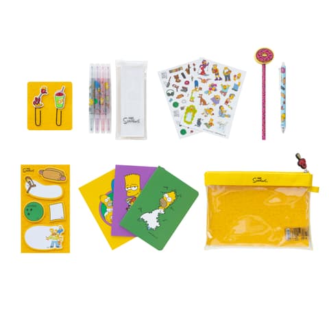 Kirjatarvete komplekt THE SIMPSONS