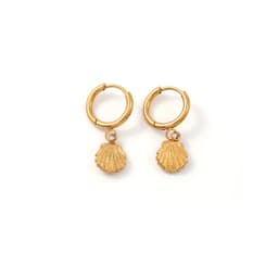 Kõrvarõngad Timi Ane - Seashell Hoop, Gold