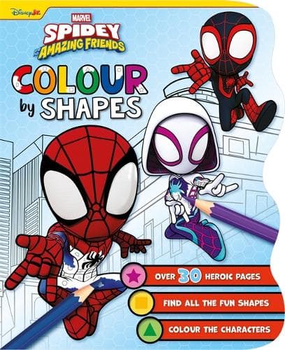 Marvel Spidey & Friends: Colour by Shapes