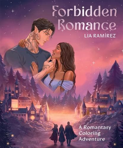Forbidden Romance: A Romantasy Coloring Adventure
