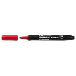 Marker permanent Artline Supreme 1 mm, ümar punane