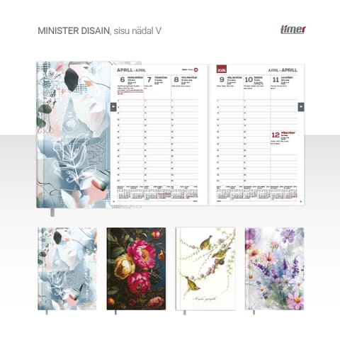 2026 Kalendermärkmik Timer MINISTER Disain Nädal V