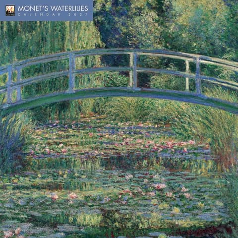 Monet´s Waterlilies Wall Calendar 2027 (Art Calendar)