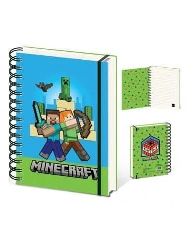 Märkmik MINECRAFT A5 WIRO NOTEBOOK