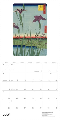 Seinakalender 2027 Hiroshige