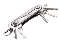 Võtmehoidja "CLEVER KEY" roostevaba teras, hall TROIKA