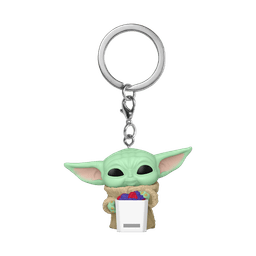 FUNKO POP! Keychains: Mandalorian & Grogu - Grogu with Snack