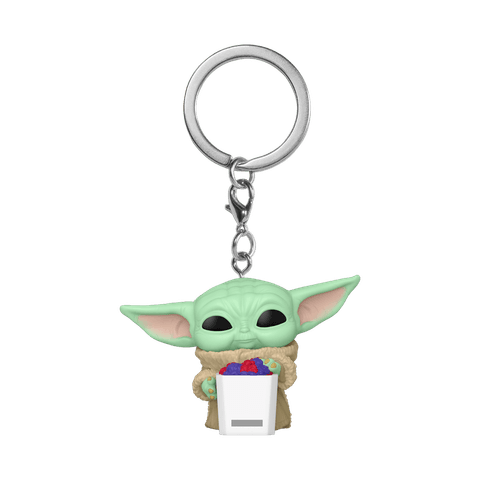 FUNKO POP! Keychains: Mandalorian & Grogu - Grogu with Snack