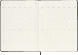 2026/2027 Moleskine Kalendermärkmik 18-kuud, XL