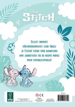 Stitch värvimisraamat. Angel