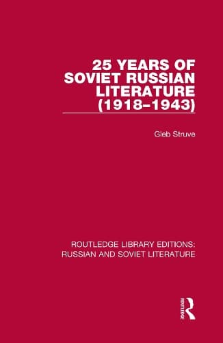25 Years of Soviet Russian Literature (1918–1943)