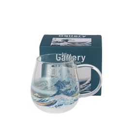 Klaasist kruus THE GREAT WAVE inspired by HOKUSAI
