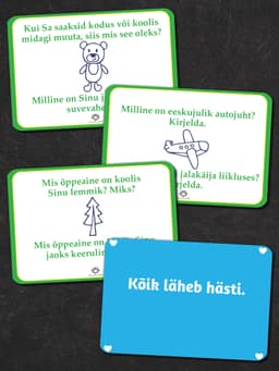 Vestluskaardid/Seltskonnamäng: TÄHTSAD JUTUD LAPSEGA